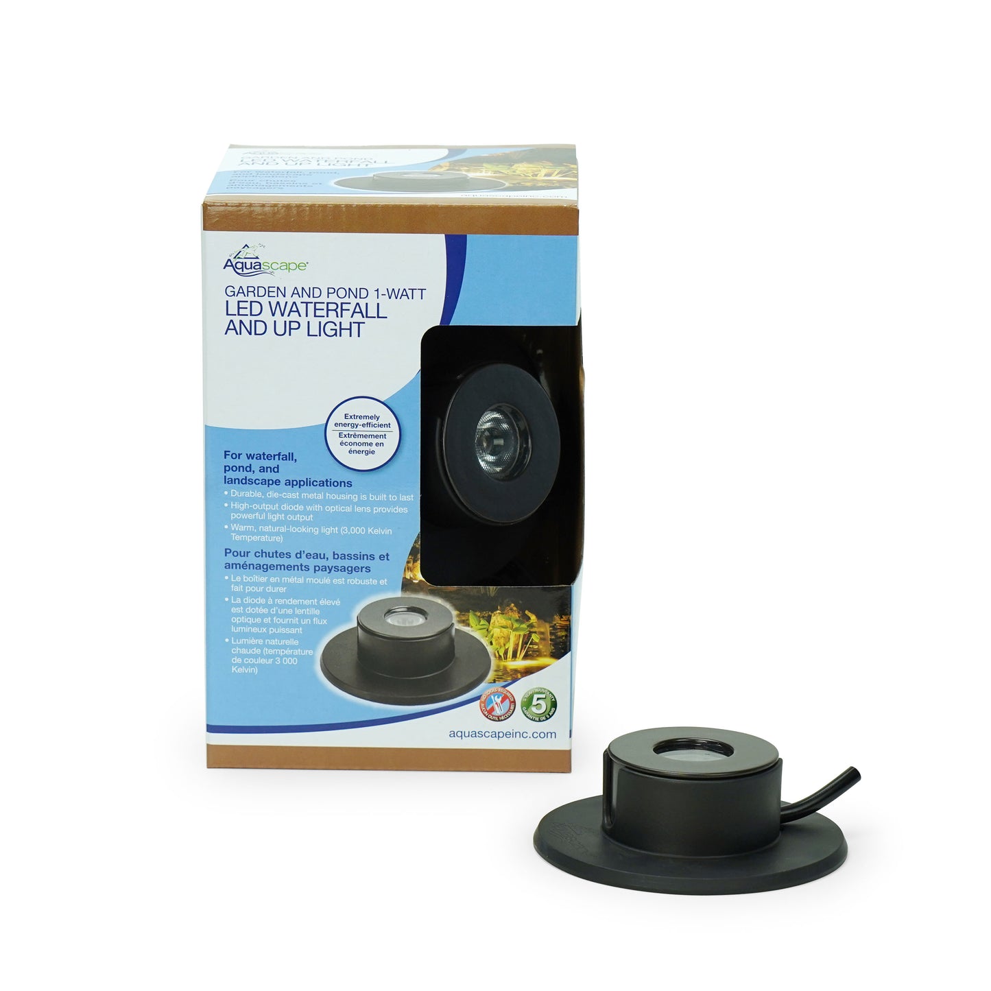 Garden and Pond 1-Watt LED Waterfall and Up Light