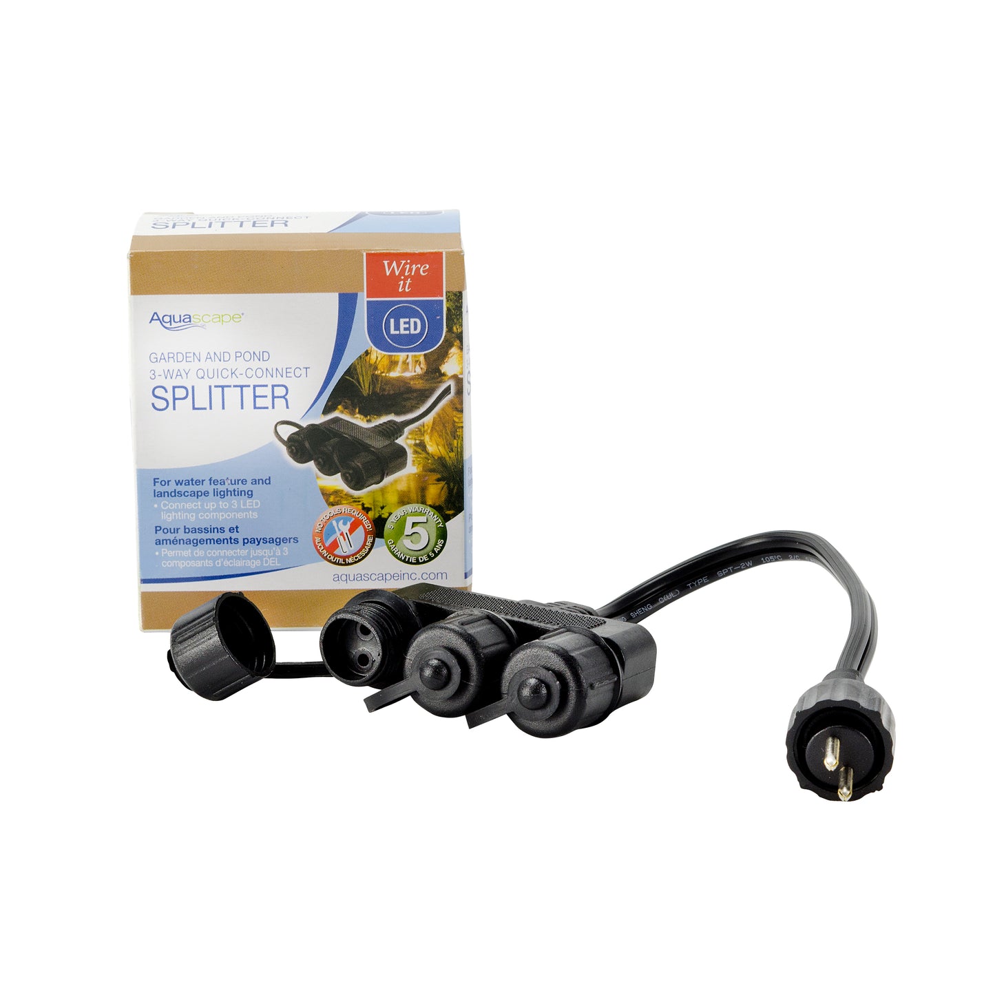 Garden and Pond 3-Way Quick-Connect Splitter