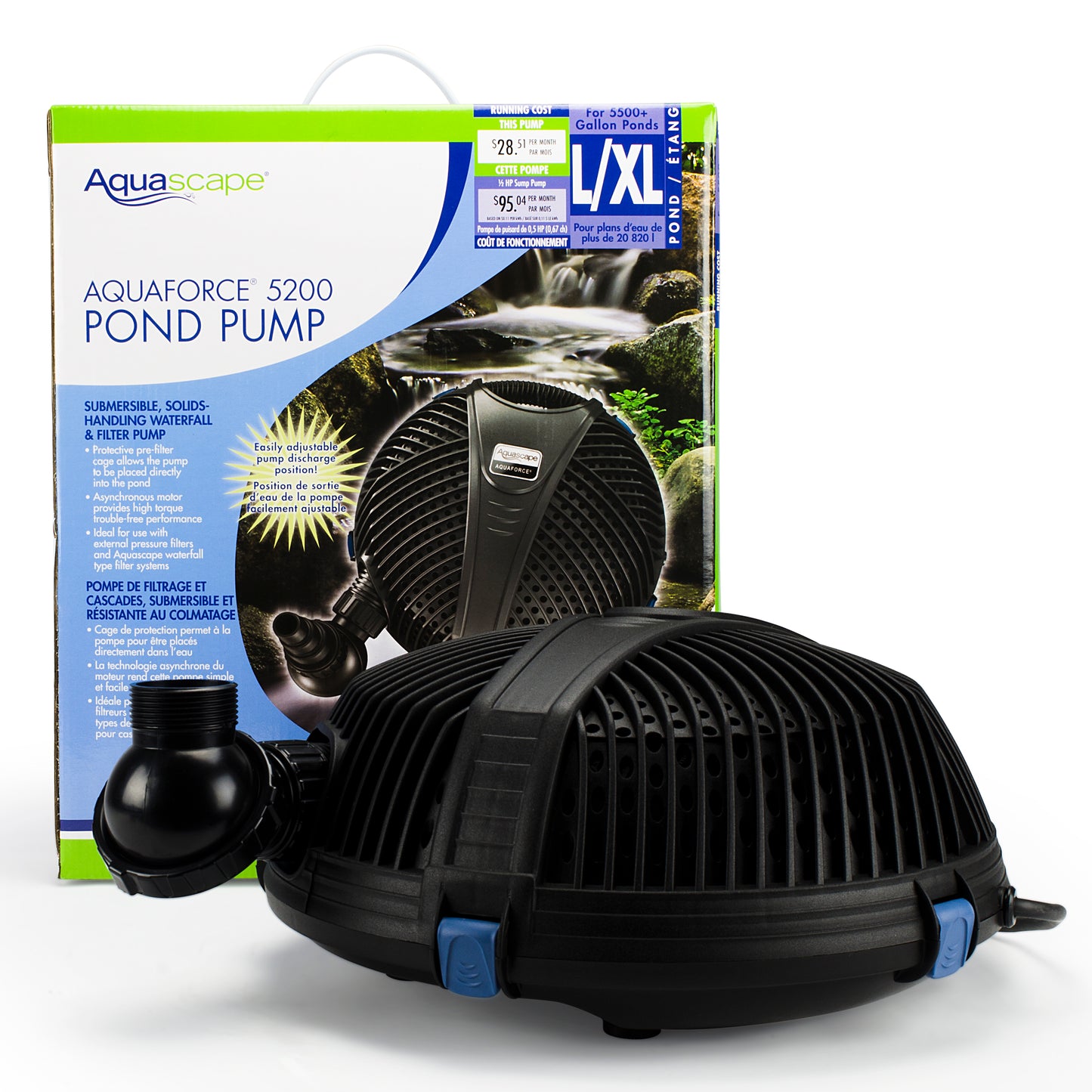 AquaForce 5200 Solids-Handling Pond Pump