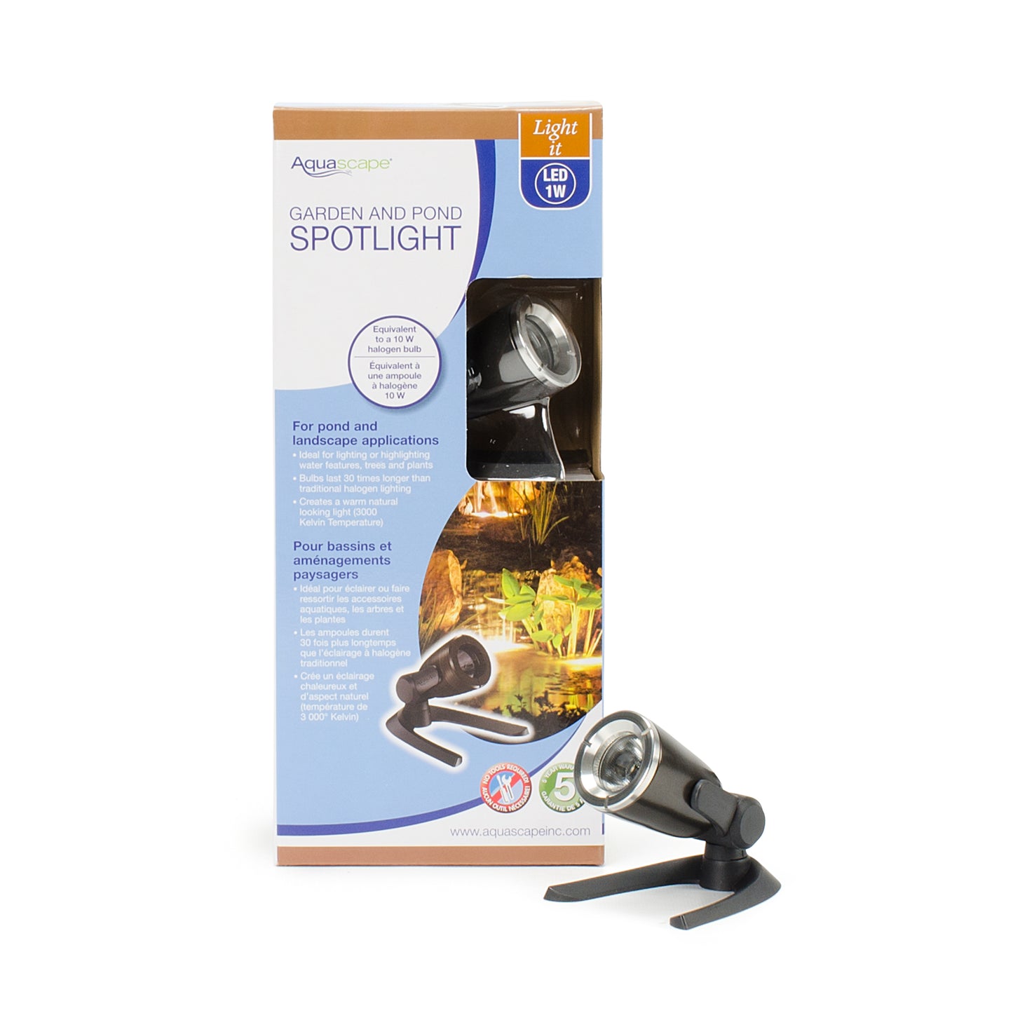 Garden and Pond 1-Watt LED Spotlight