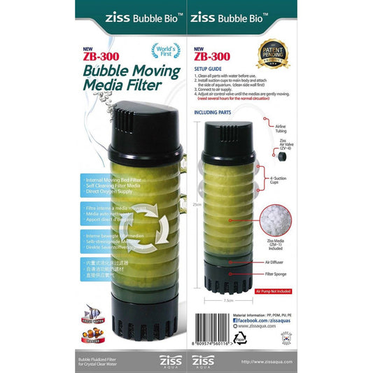 ZISS Bubble Bio Moving Media Filter for Fish ZB-300