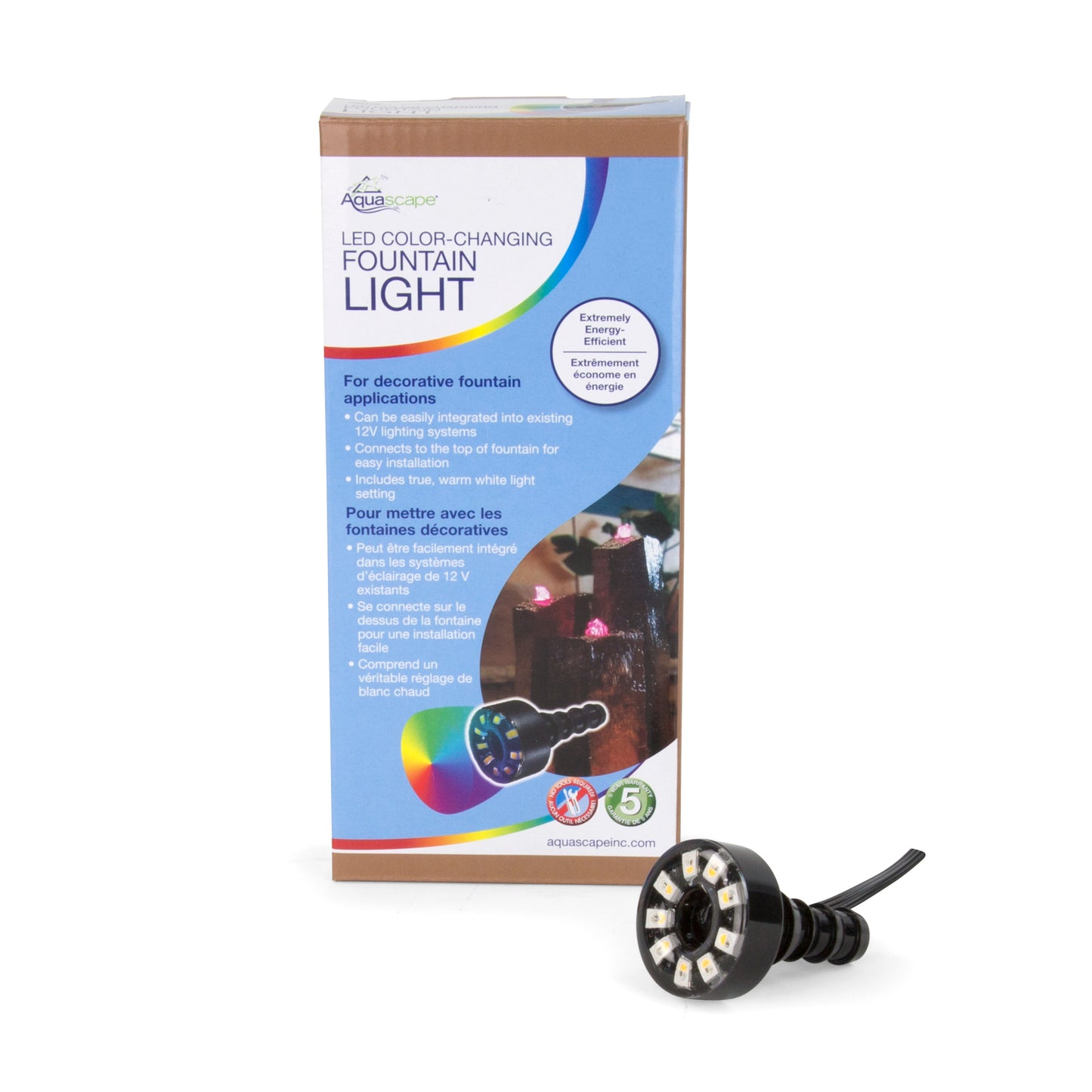 LED Color-Changing Fountain Light