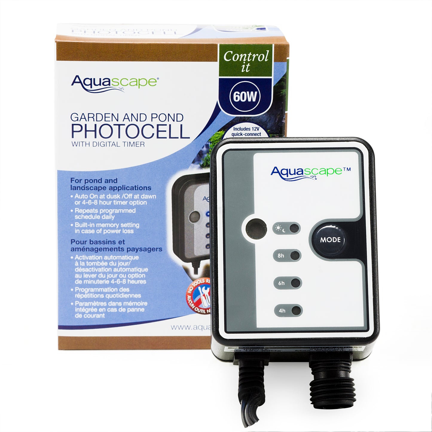 Garden and Pond Photocell with Digital Timer