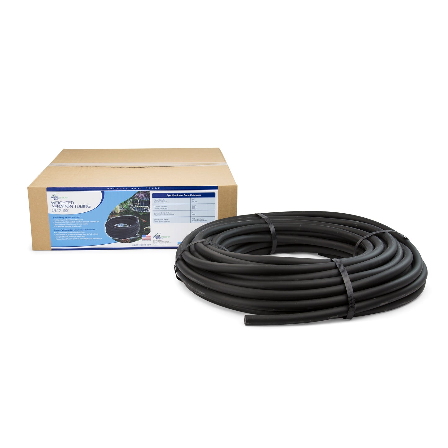 Weighted Aeration Tubing 3/8" x 100'